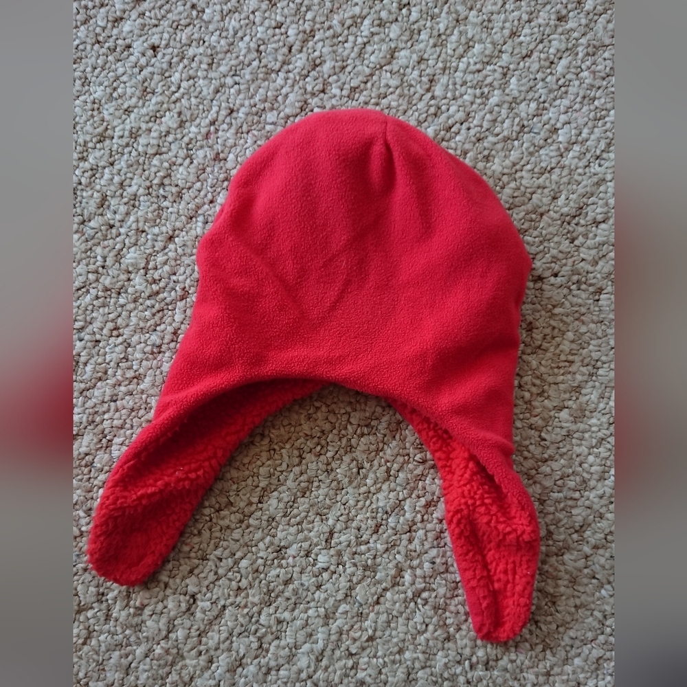 Red Sesame Street Elmo toddler winter hat size 2T-5T - Picture 6 of 8